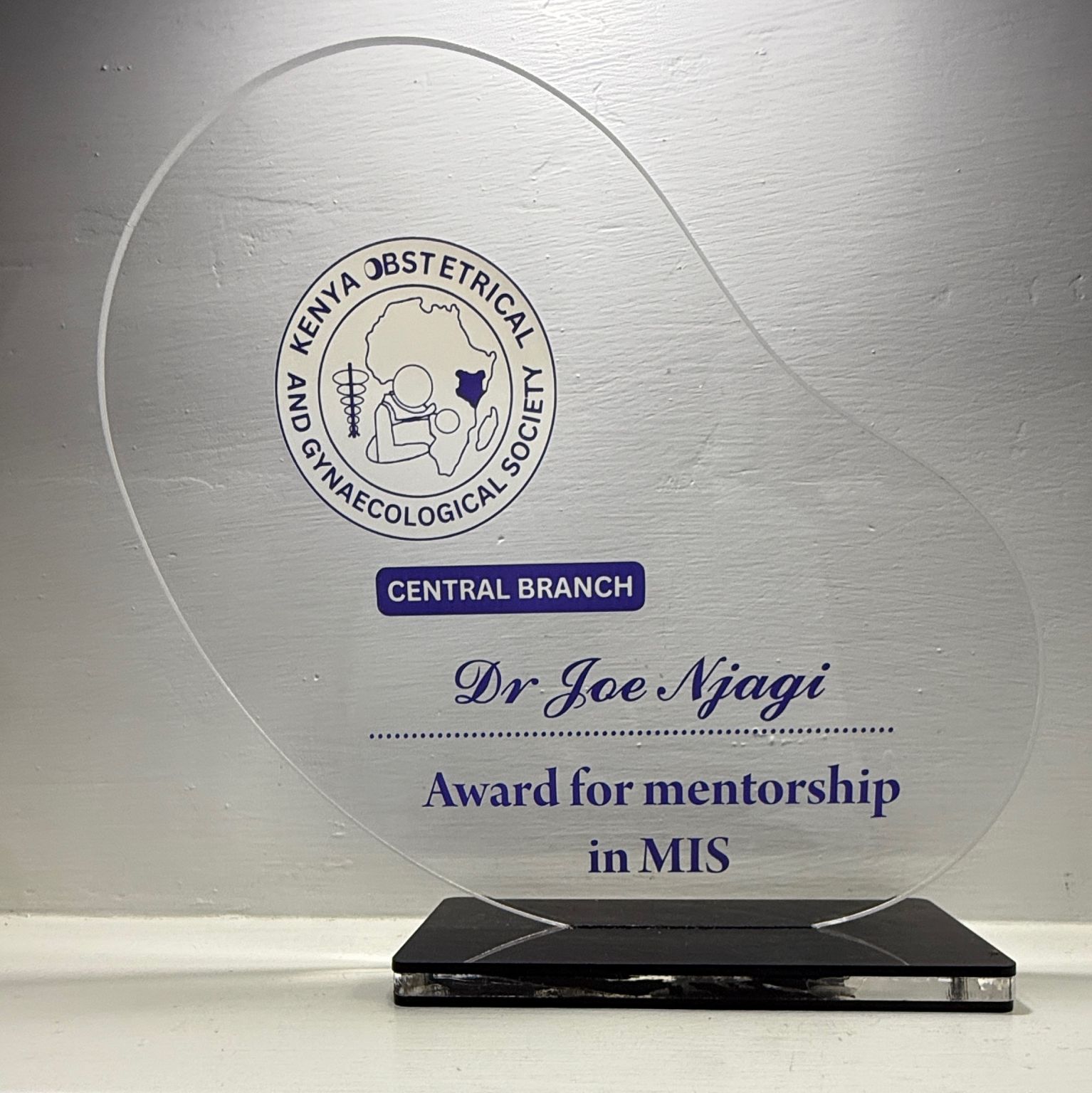 KOGS Award - Dr. Joe Njagi